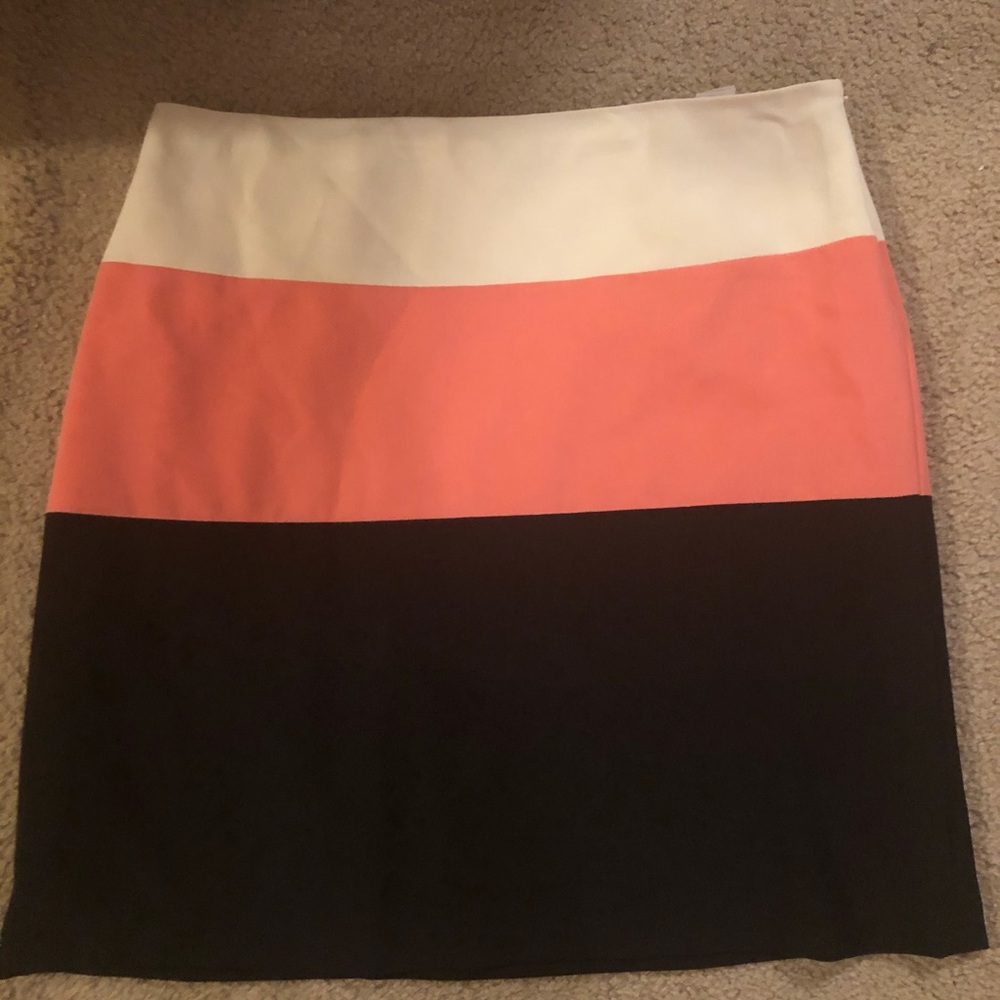 Casper color block skirt